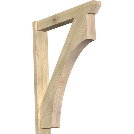 Ekena Millwork Westlake Slat Rough Sawn Outlooker, Douglas Fir, 6"W x 38"D x 46"H OUT06X38X46WTL06RDF